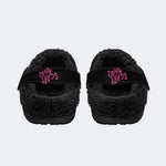 Pink Ghostface Horror - Fur Lined Slippers/Sandals
