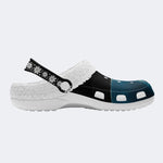 Shark And Skull - Fur Lined Slippers/Sandals