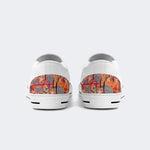 Unisex Christ Mary Graffiti Art Print - Slip On Shoes