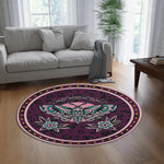 Death Moth Vintage Print - Floor Mat