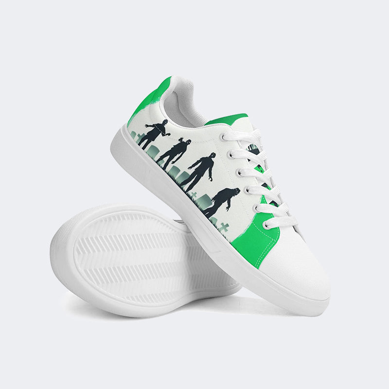 Unisex Horror Print - Skateboard Sneakers