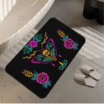 Colorful Death Moth Print - Foot Pad