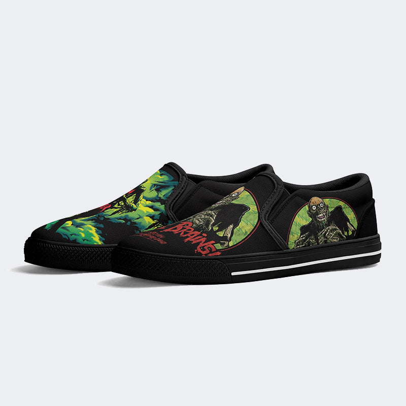 Unisex Horror Print - Slip On Shoes