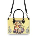 Pointing Out The Bullshit - Leather Handbag
