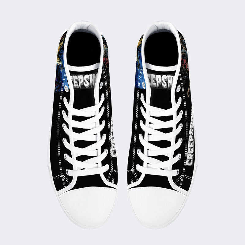 Horror Movie Vintage Graphic - High Top Canvas