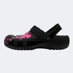 Pink Ghostface Horror - Fur Lined Slippers/Sandals