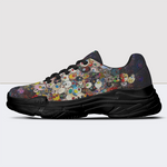Classic Skull Print Chunky Sneakers