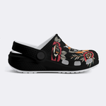 Death Moth Vintage Print - Kid's Slippers/Sandals