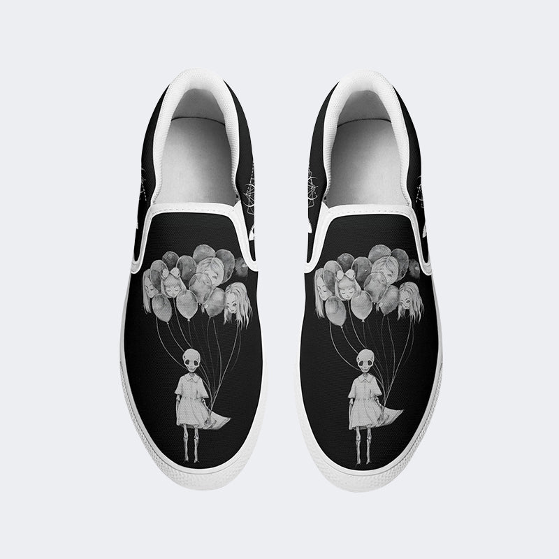 Horror Print - Slip On Shoes