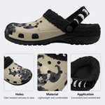 Cold-blooded Killer Print - Fur Lined Slippers/Sandals