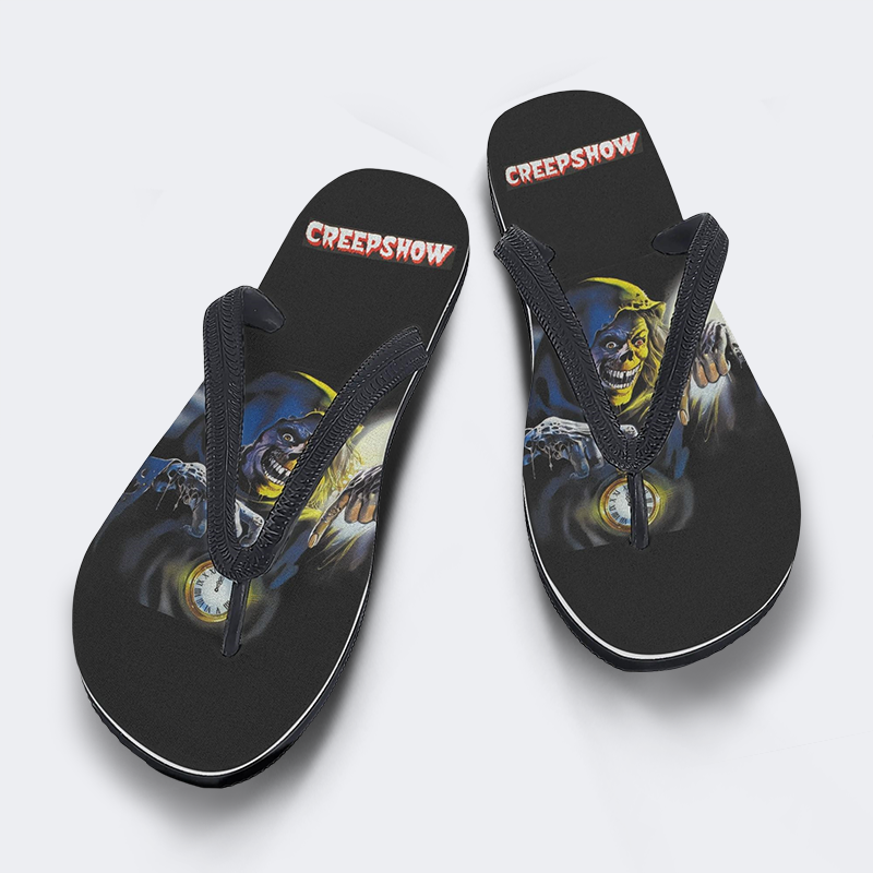 Horror Movie Vintage Graphic Print - Flip Flops