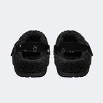Black Star Celestial - Fur Lined Slippers/Sandals