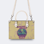 Horror Movies Print - Leather Handbag