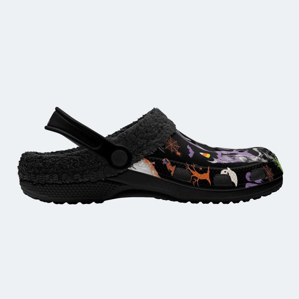Horror Ghost Face - Fur Lined Slippers/Sandals