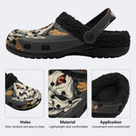 Blood Eye Oni - Fur Lined Slippers/Sandals