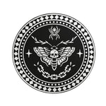 Death Moth Vintage Print - Floor Mat