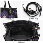 Forest Outside The Window - Leather Handbag