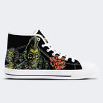 Unisex More Brains Print - High Top Canvas