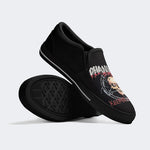 Vintage Graphic Print - Slip On Shoes