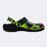 Zombie Rave - Fur Lined Slippers/Sandals