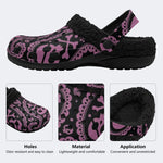 Paisley Skull Cross - Fur Lined Slippers/Sandals