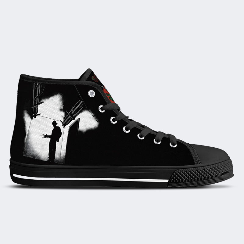 Unisex Horror-Druck - High Top Canvas