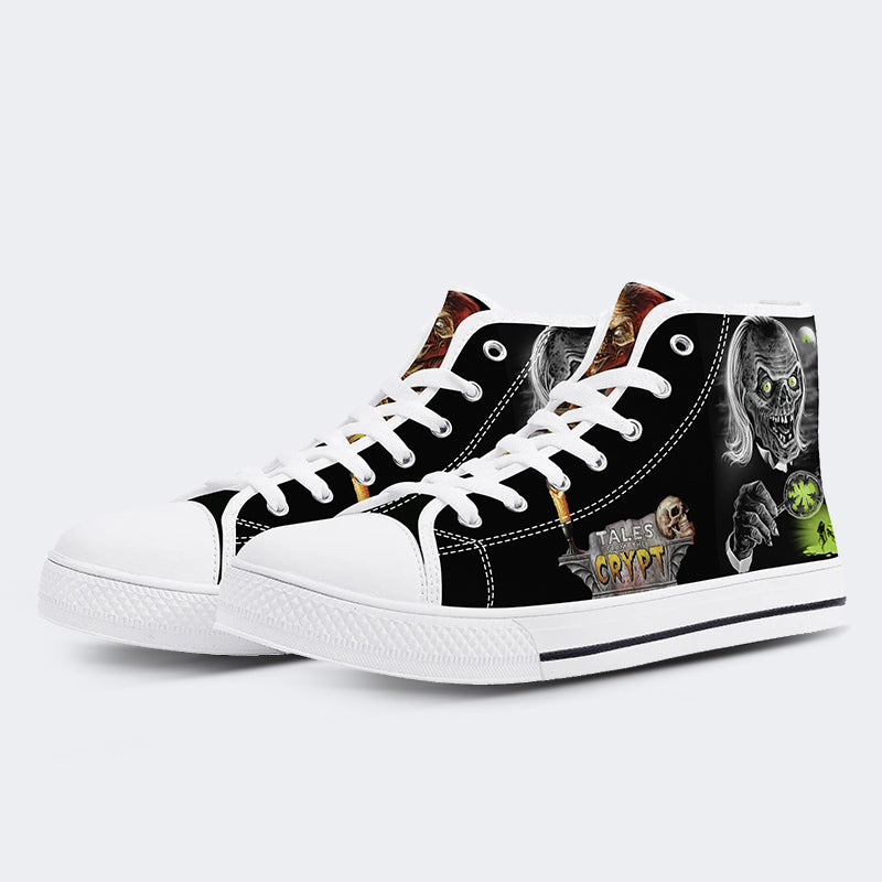 Unisex Horrorfilm-Druck - High Top Canvas