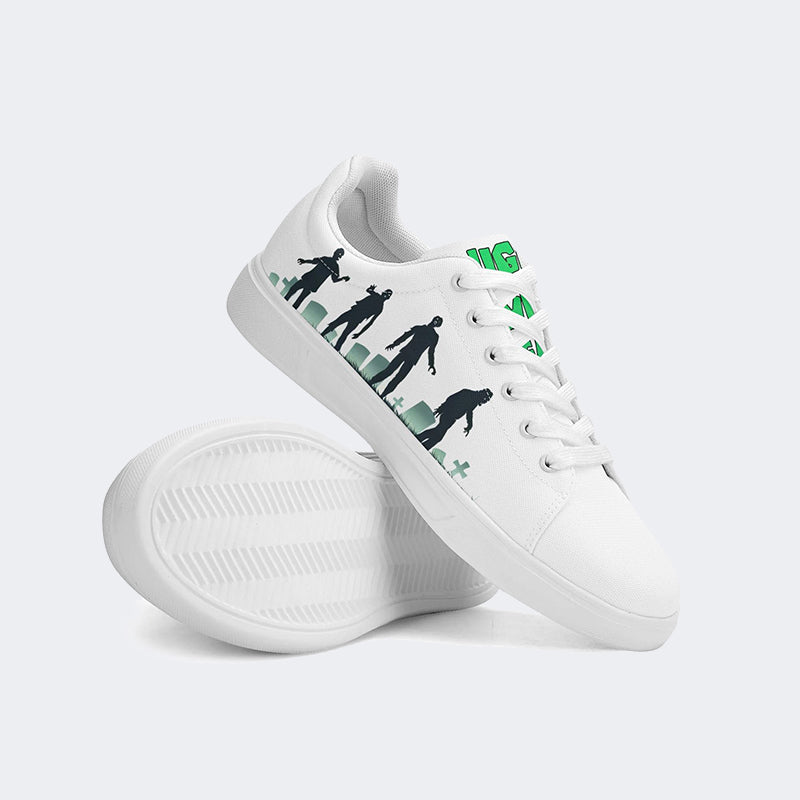 Unisex Horror Print - Skateboard Sneakers