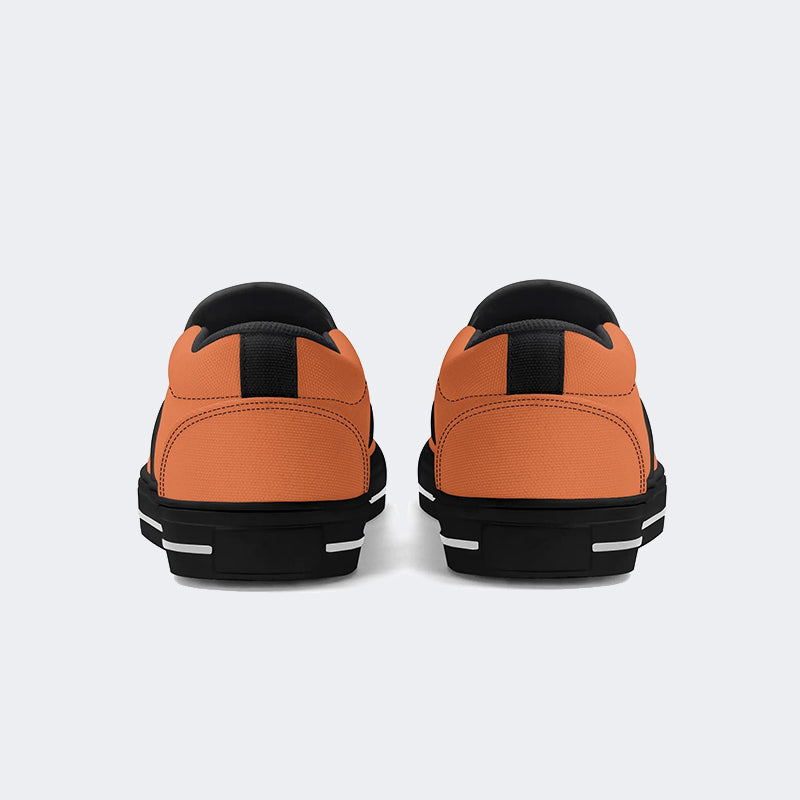 Vintage Orange Crush Print Unisex - Slip On Shoes