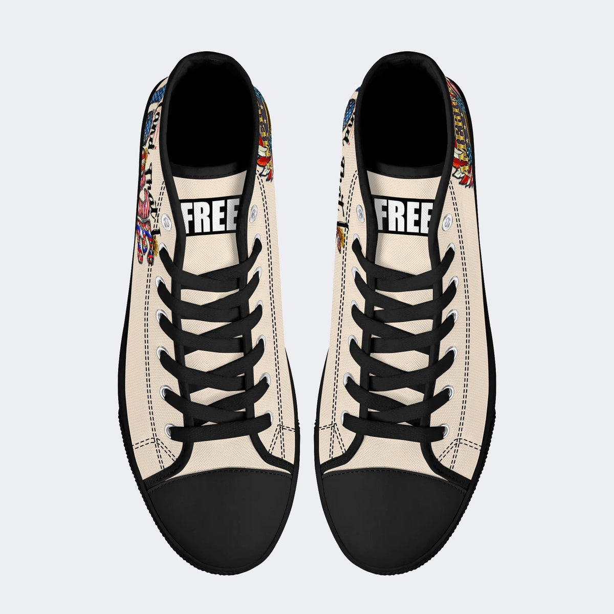 Flag Day High Top Canvas Shoes