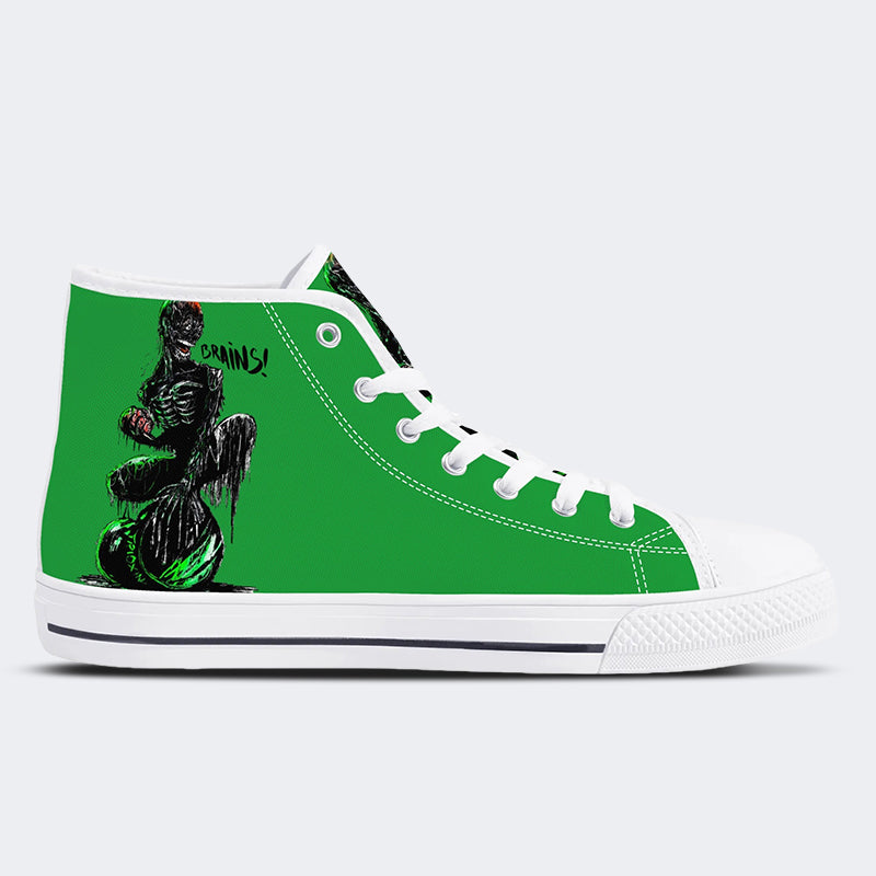 Unisex Horror-Druck - High Top Canvas