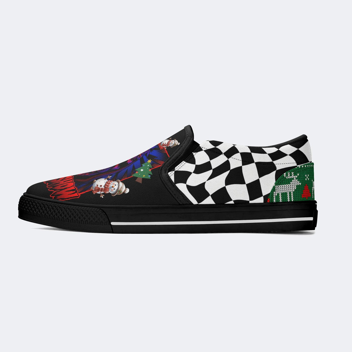 Unisex Horror Movies Print - Slip On Shoes