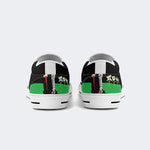 Graffiti Skull Art Print - Slip On Shoes