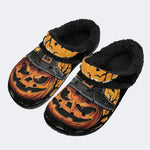 Scary Pumpkin - Fur Lined Slippers/Sandals