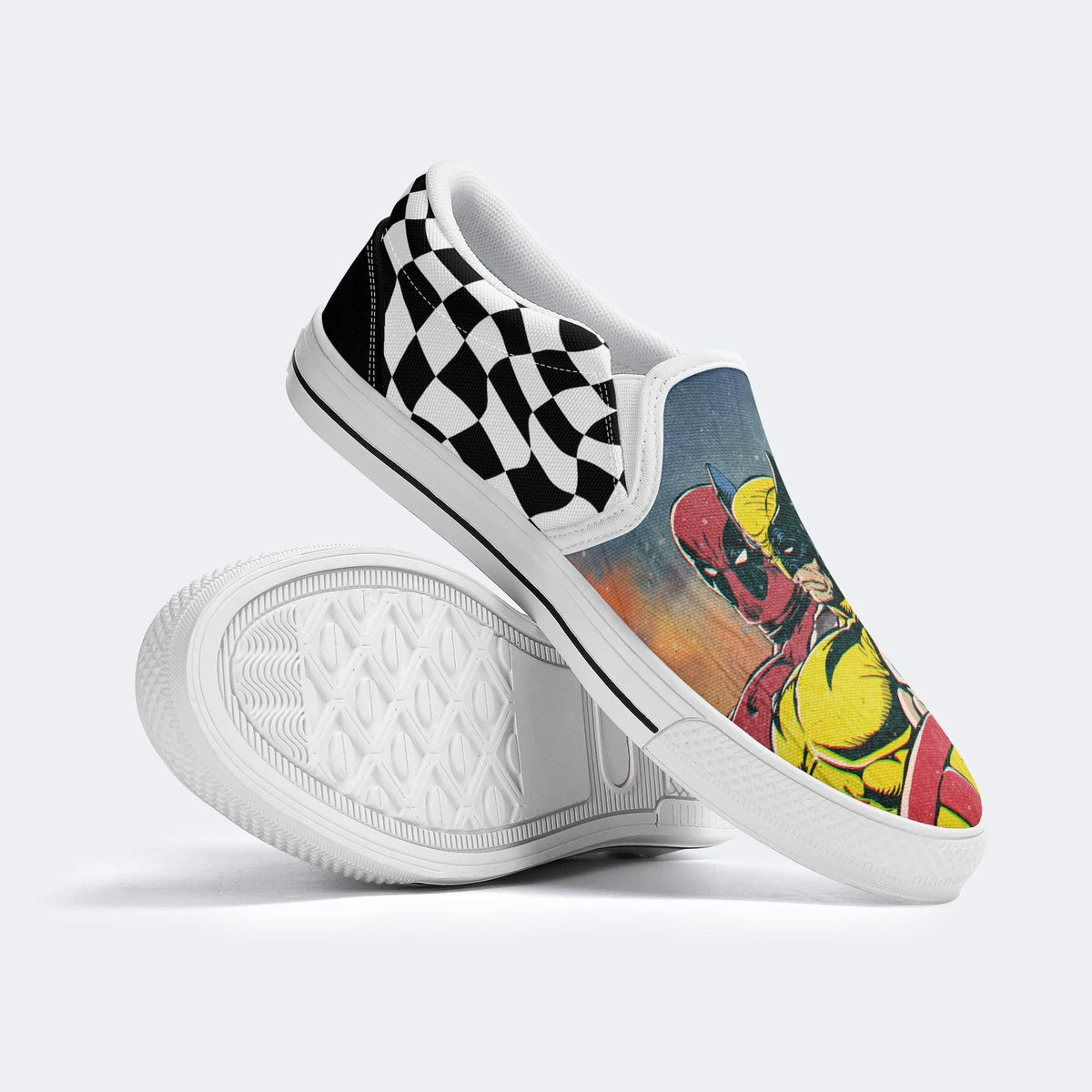 Unisex Movie Print - Slip On Shoes