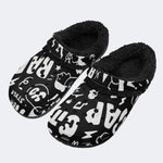 Street Graffiti - Fur Lined Slippers/Sandals
