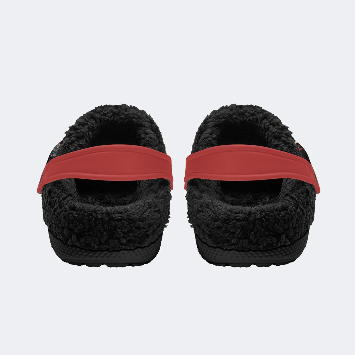 Personalized Santa Claus Ghostface Name - Fur Lined Slippers