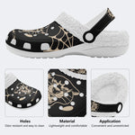 Unisex Tiger Print - Fur Lined Slippers/Sandals