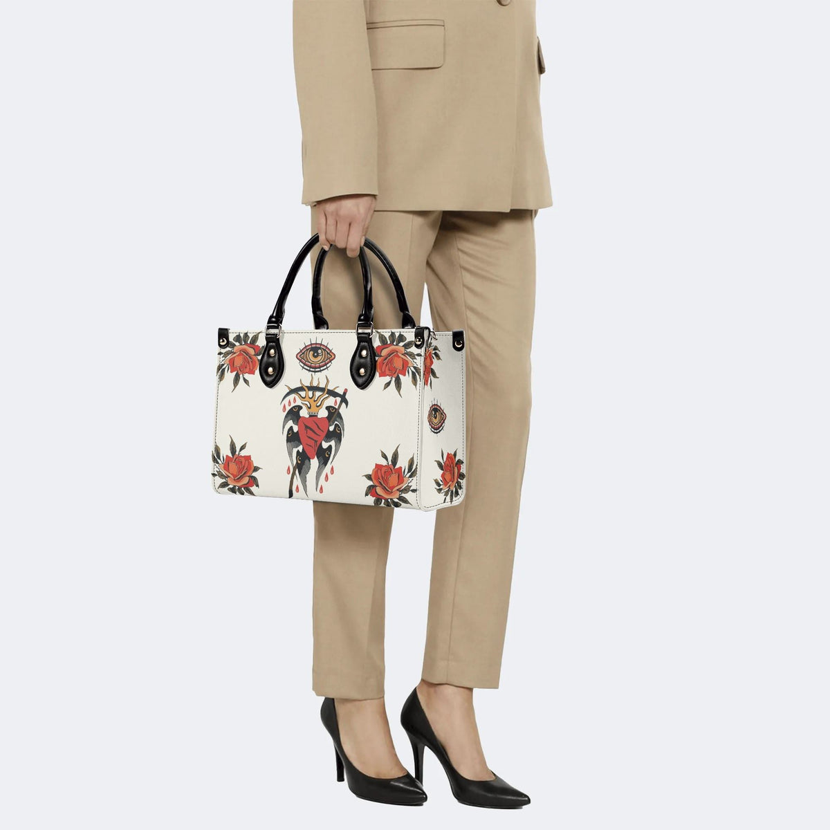 Eyes & Heart - Leather Handbag