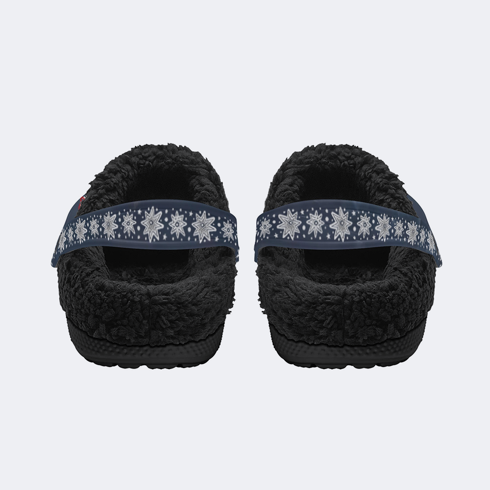 Pop Skull Art Classic - Fur Lined Slippers/Sandals