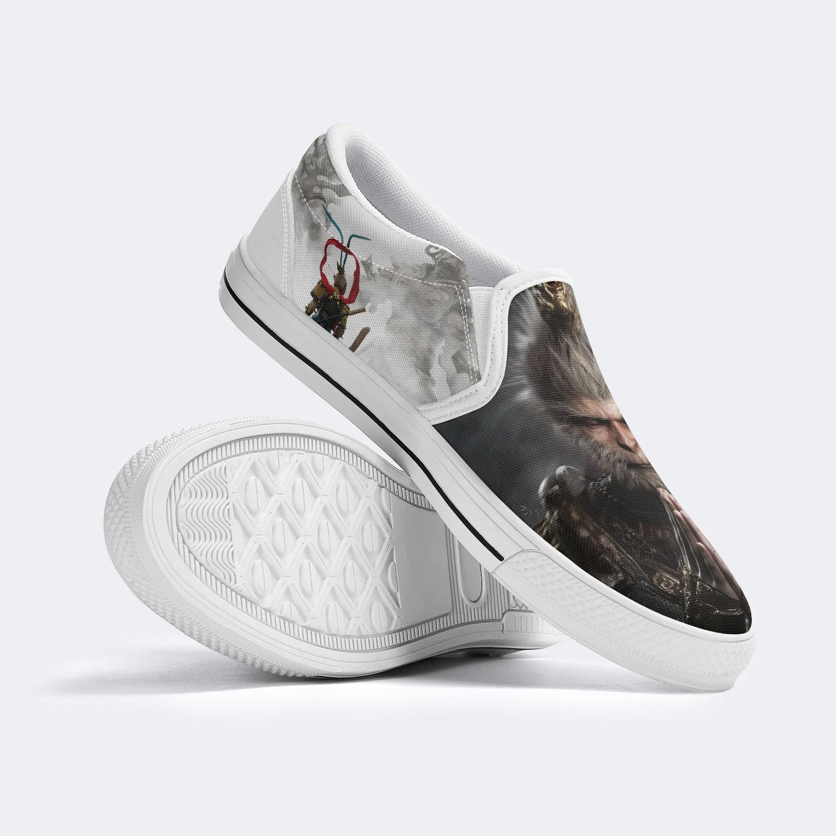 Wukong Print - Slip On Shoes