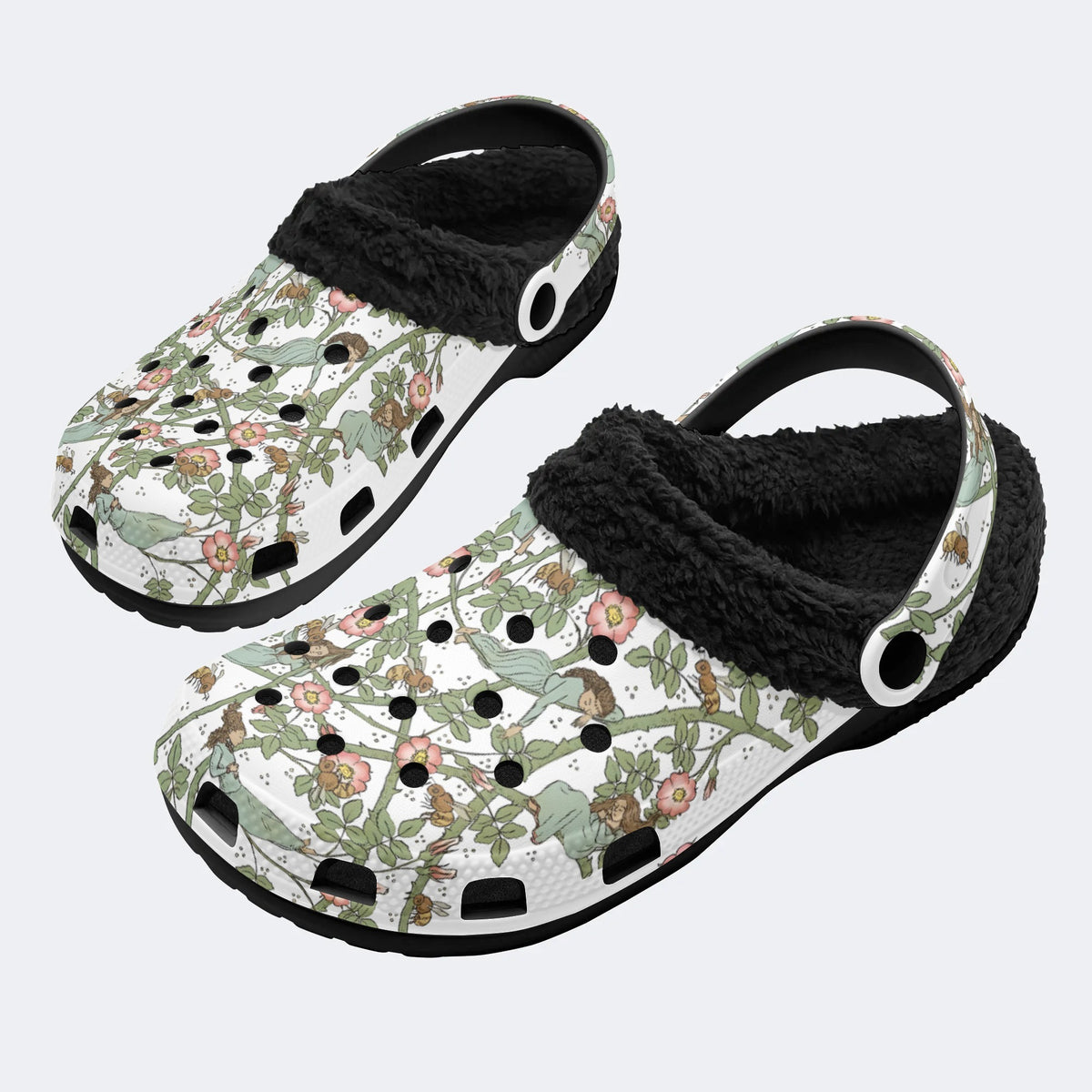 Sleeping Beauty - Fur Lined Slippers/Sandals