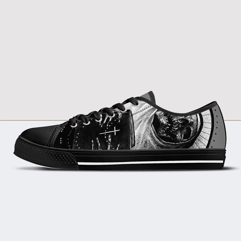 Call to Prayer Low Top Canvas Shoes