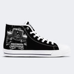 Vintage Graphic Print - High Top Canvas