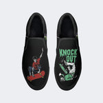 Skull Skateboard - Slip On Shoes