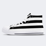 Heterosexual Pride Flag High Top Canvas Shoes