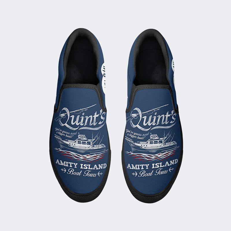 Quints Shark Fishing Unisex - Slip On Shoes