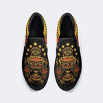 Old School Devil's Eye Print - Slip On Shoes