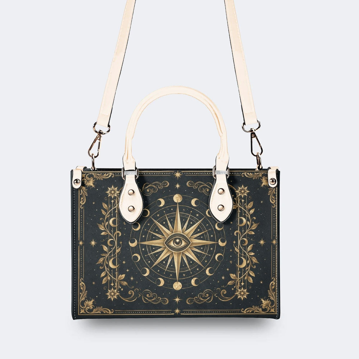 All Seeing Eye Moon Print Handbag Factory Direct Sales