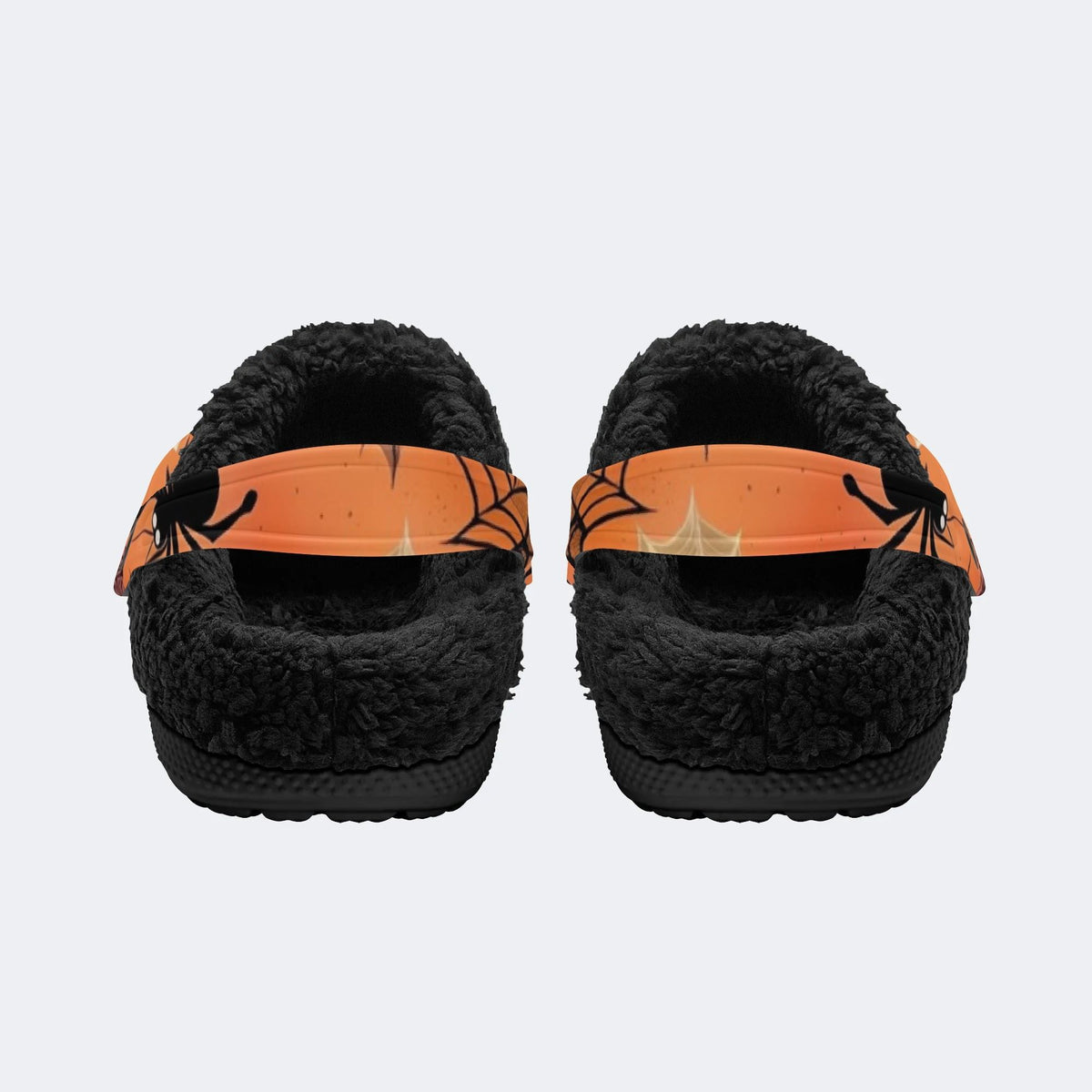Halloween Spider - Fur Lined Slippers/Sandals